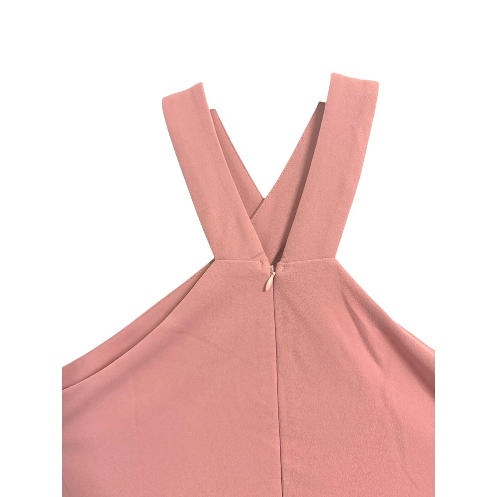 Bbonlinedress Womens Pink Halter High-Low Ruffle Cocktail Dress Size M - Picture 4 of 7